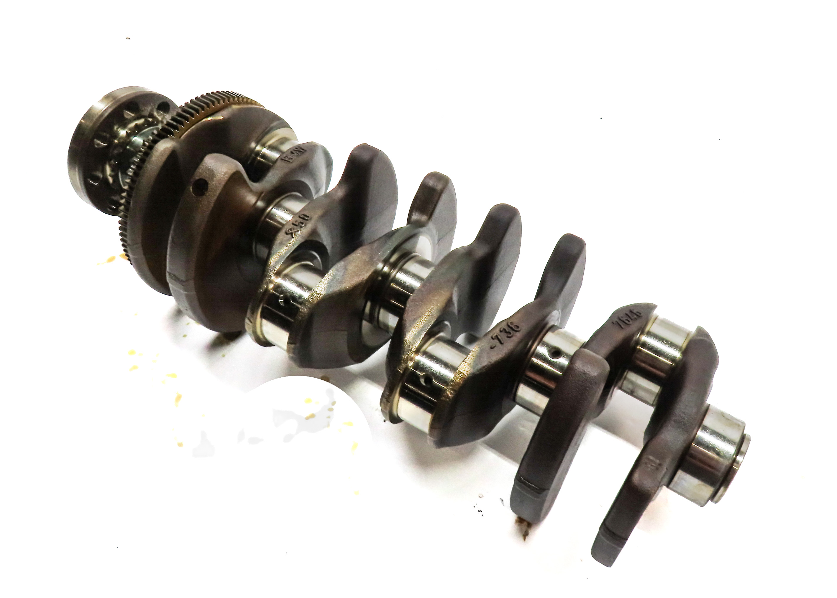 2017 BMW 330E HYBRID (F30) 2.0L B48 ENGINE CRANK SHAFT CRANKSHAFT ASSEMBLY — exact item pictured